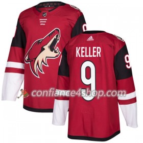 Adidas Maillot de Hockey Arizona Coyotes Clayton Keller 9 2017-2018 Maroon Authentic - Homme